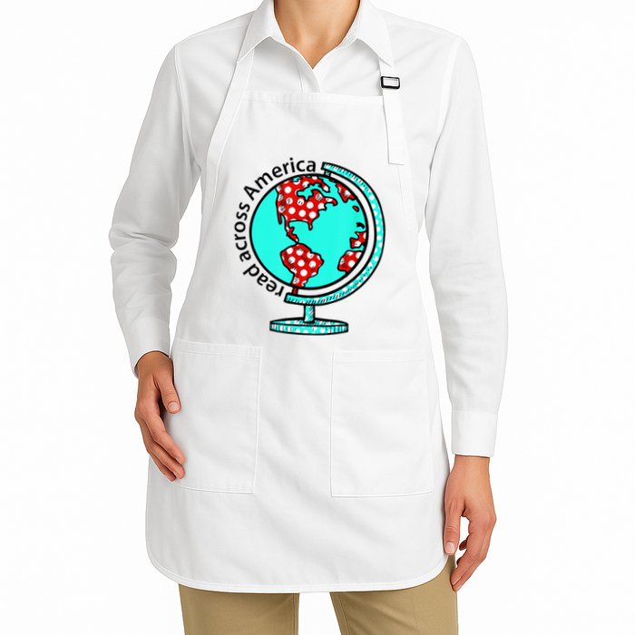 Reads Across That America Reading Lover Teacher Reader Apron