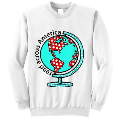 Reads Across That America Reading Lover Teacher Reader Sweatshirt