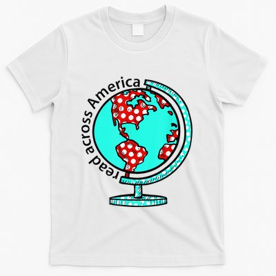 Reads Across That America Reading Lover Teacher Reader T-Shirt
