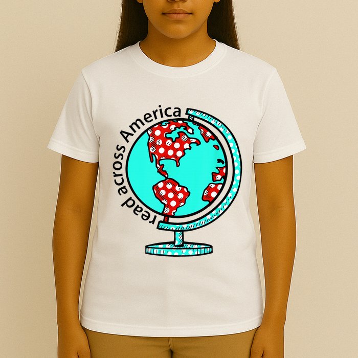 Reads Across That America Reading Lover Teacher Reader T-Shirt