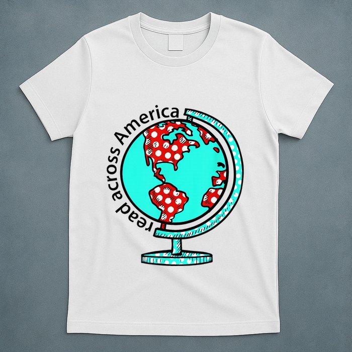 Reads Across That America Reading Lover Teacher Reader T-Shirt