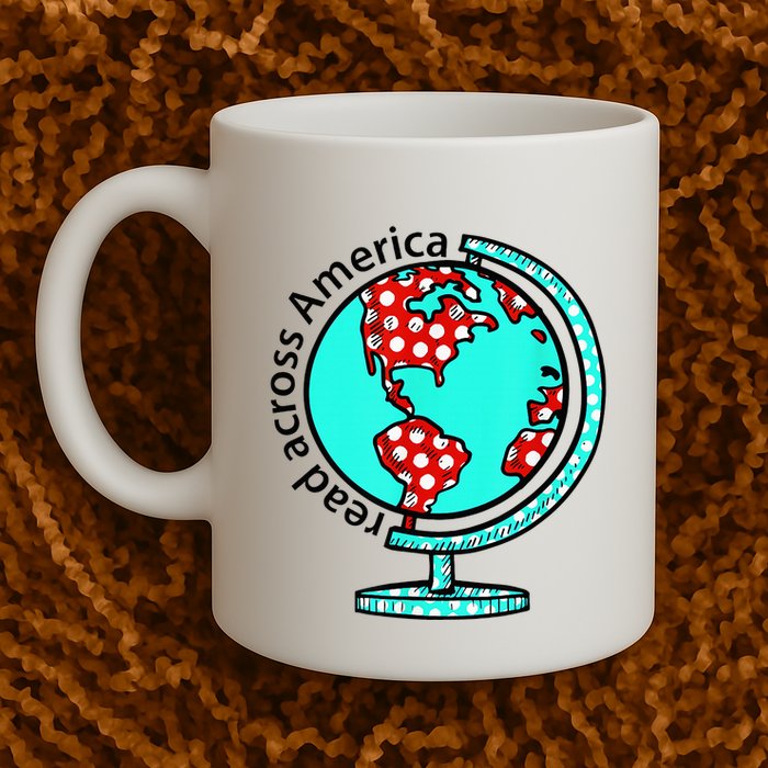 Reads Across That America Reading Lover Teacher Reader Mug