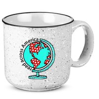 Reads Across That America Reading Lover Teacher Reader 15oz Campfire Ceramic Mug