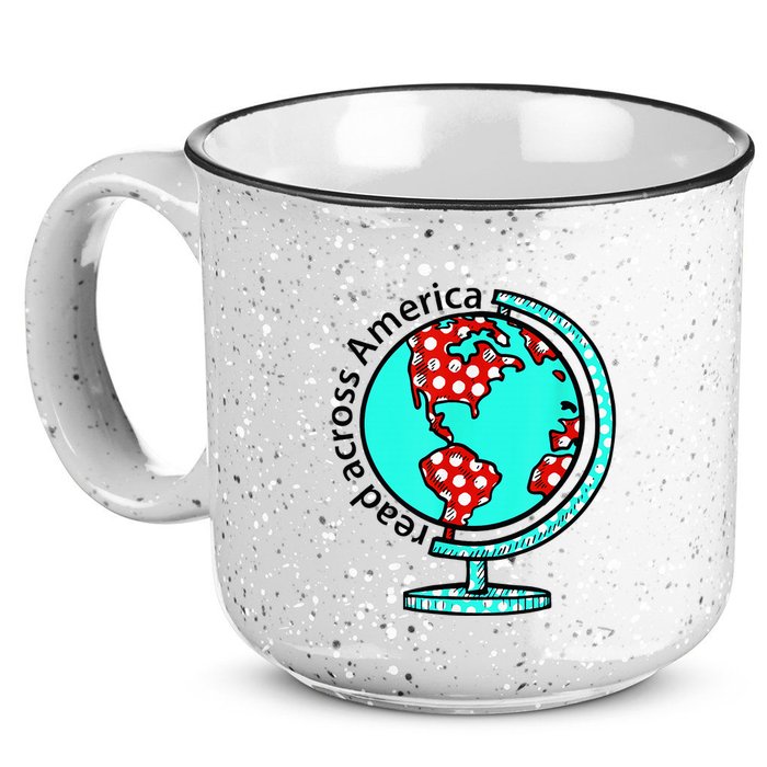 Reads Across That America Reading Lover Teacher Reader 15oz Campfire Ceramic Mug