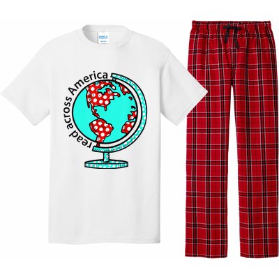 Reads Across That America Reading Lover Teacher Reader Pajama Set