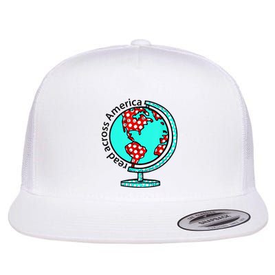 Reads Across That America Reading Lover Teacher Reader Flatbill Hat