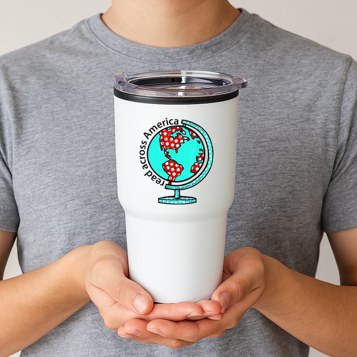 Reads Across That America Reading Lover Teacher Reader Tumbler