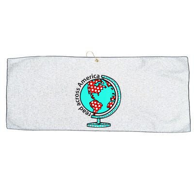 Reads Across That America Reading Lover Teacher Reader Large Microfiber Waffle Golf Towel