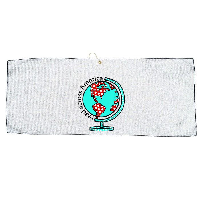 Reads Across That America Reading Lover Teacher Reader Large Microfiber Waffle Golf Towel