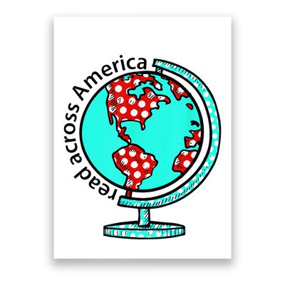 Reads Across That America Reading Lover Teacher Reader Poster