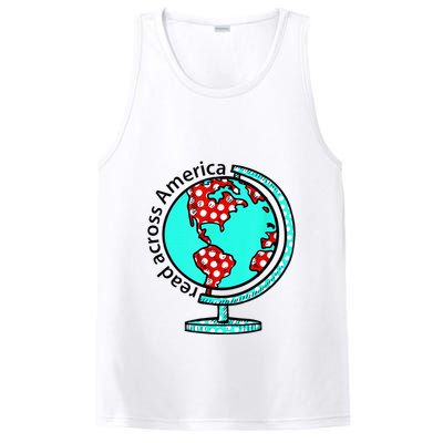 Reads Across That America Reading Lover Teacher Reader PosiCharge Competitor Tank