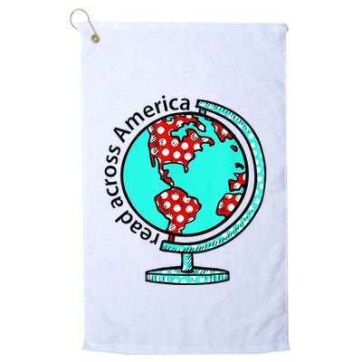 Reads Across That America Reading Lover Teacher Reader Golf Towel