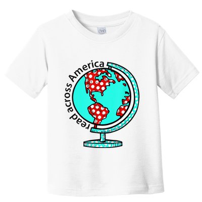 Reads Across That America Reading Lover Teacher Reader Toddler T-Shirt
