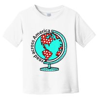 Reads Across That America Reading Lover Teacher Reader Toddler T-Shirt