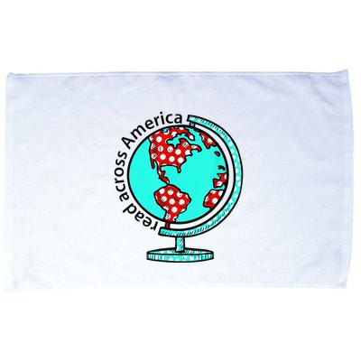 Reads Across That America Reading Lover Teacher Reader Microfiber Hand Towel
