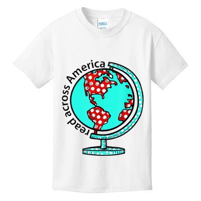 Reads Across That America Reading Lover Teacher Reader Kids T-Shirt