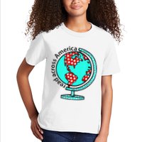 Reads Across That America Reading Lover Teacher Reader Kids T-Shirt