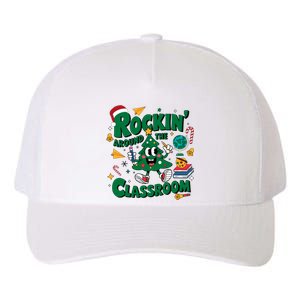 Rockin Around The Classroom Christmas Holiday Xmas Yupoong Adult 5-Panel Trucker Hat