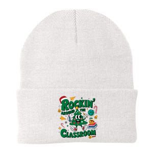 Rockin Around The Classroom Christmas Holiday Xmas Knit Cap Winter Beanie