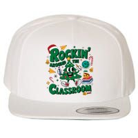 Rockin Around The Classroom Christmas Holiday Xmas Wool Snapback Cap