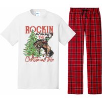 Rocking Around The Christmas Tree Christmas Cowboy Horse Pajama Set