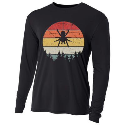 Retro Arachnid Tarantula Spider Cooling Performance Long Sleeve Crew