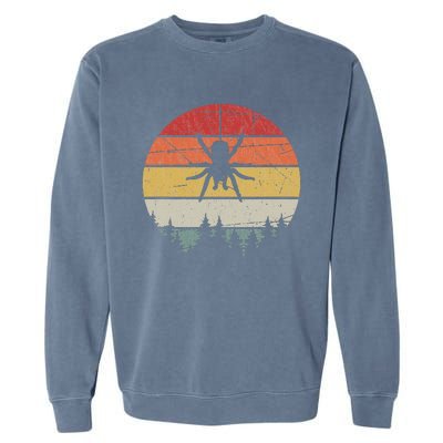 Retro Arachnid Tarantula Spider Garment-Dyed Sweatshirt