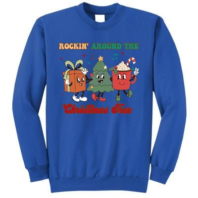 Rockin Around The Christmas Tree Hot Chocolate Cocoa Lovers Cute Gift Sweatshirt