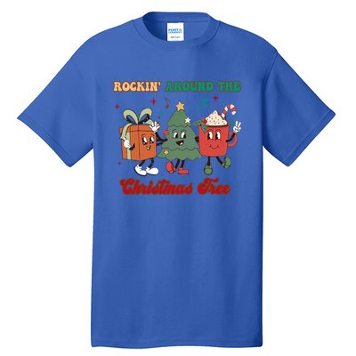 Rockin Around The Christmas Tree Hot Chocolate Cocoa Lovers Cute Gift Tall T-Shirt