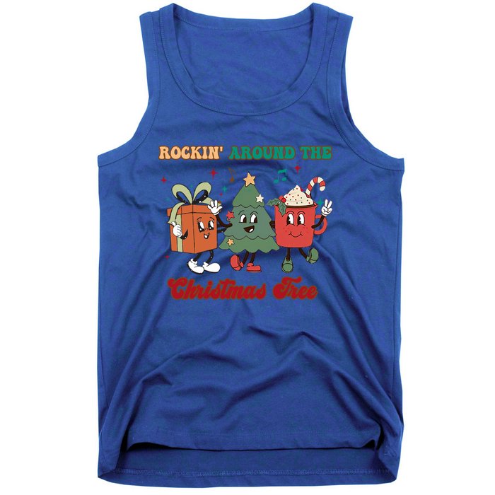 Rockin Around The Christmas Tree Hot Chocolate Cocoa Lovers Cute Gift Tank Top