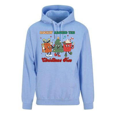 Rockin Around The Christmas Tree Hot Chocolate Cocoa Lovers Cute Gift Unisex Surf Hoodie