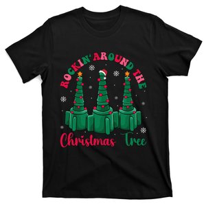 Rockin Around The Xmas Tree Christmas Respiratory Therapist T-Shirt