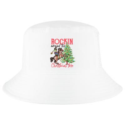 Rockin Around The Christmas Tree Western Cowboy Cowgirl Cool Comfort Performance Bucket Hat
