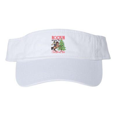 Rockin Around The Christmas Tree Western Cowboy Cowgirl Visor