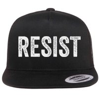 Resist Anti Trump Protest March Political Defiant Flatbill Hat