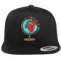 Reads Across That America Reading Lover Teacher Reader Flat Bill Trucker Hat
