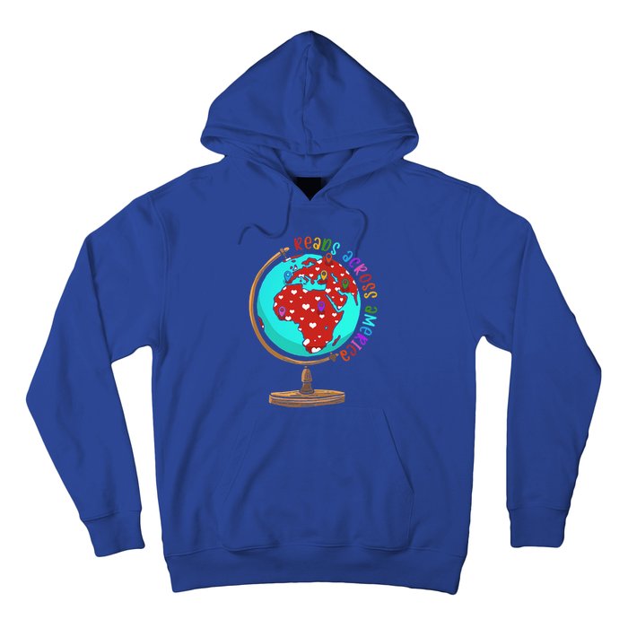 Reads Across That America Reading Lover Teacher Reader Hoodie