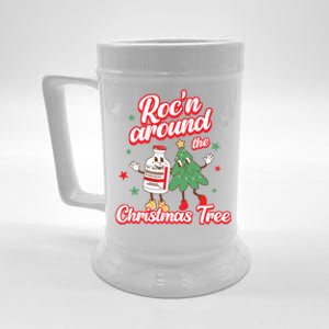 RocN Around The Christmas Tree Er Ed Rn Pacu Icu Nurse Xmas Funny Gift Beer Stein