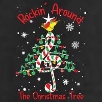 Rockin Around The Christmas Tree Music Note Music Teacher 11oz C Handle Ceramic Mug