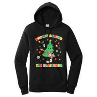 Rockin Around The Classroom Teacher Christmas Xmas Vibes Women's Pullover Hoodie