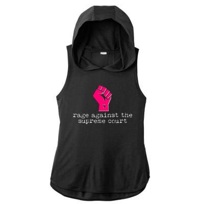 Rage Against The Spreme Court Ladies PosiCharge Tri-Blend Wicking Draft Hoodie Tank