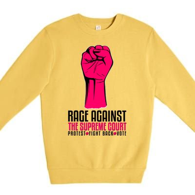 Rage Against The Spreme Court Protest Fight Back Vote Premium Crewneck Sweatshirt