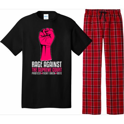 Rage Against The Spreme Court Protest Fight Back Vote Pajama Set