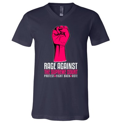 Rage Against The Spreme Court Protest Fight Back Vote V-Neck T-Shirt