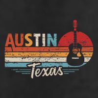 Retro Austin Texas Guitar Music Adult Drive Performance Visor