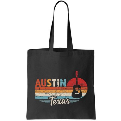 Retro Austin Texas Guitar Music Bag