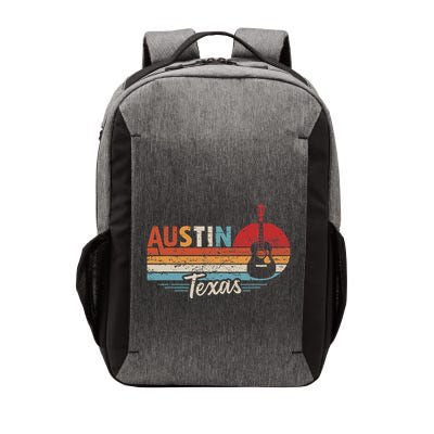 Retro Austin Texas Guitar Music Vector Backpack