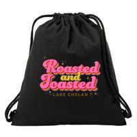 Roasted and Toasted Graphic Drawstring Bag
