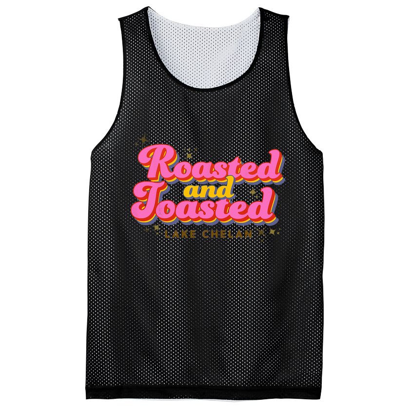 Roasted and Toasted Graphic Mesh Reversible Basketball Jersey Tank