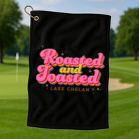 Roasted and Toasted Graphic Golf Towel